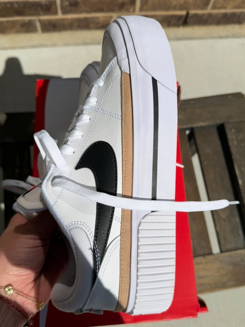 Nike Women's White Court Legacy Lift - Picture 3 of 5